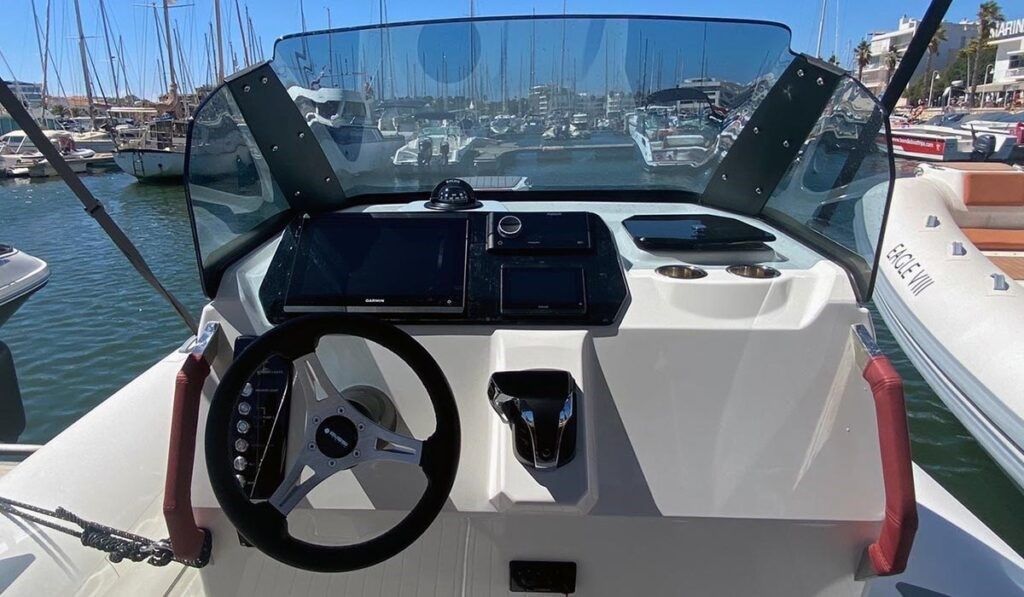 At the helm
