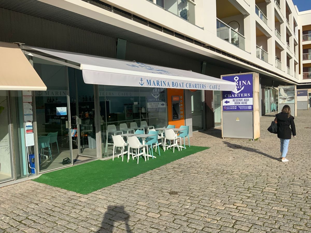 Marina Boat Charters office on Marina de Lagos